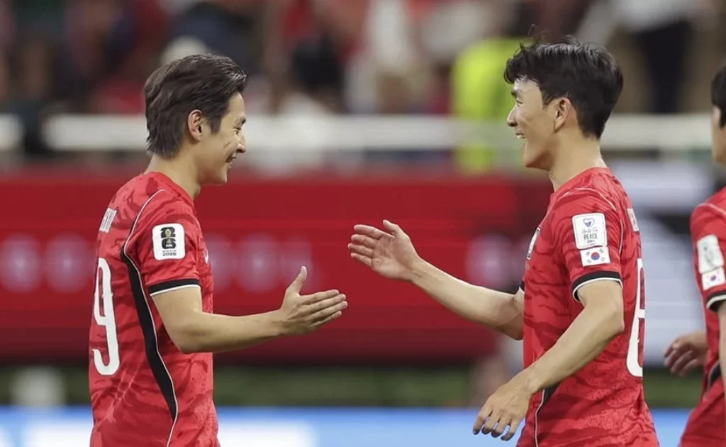 Skuad Timnas Korea Selatan Menang
