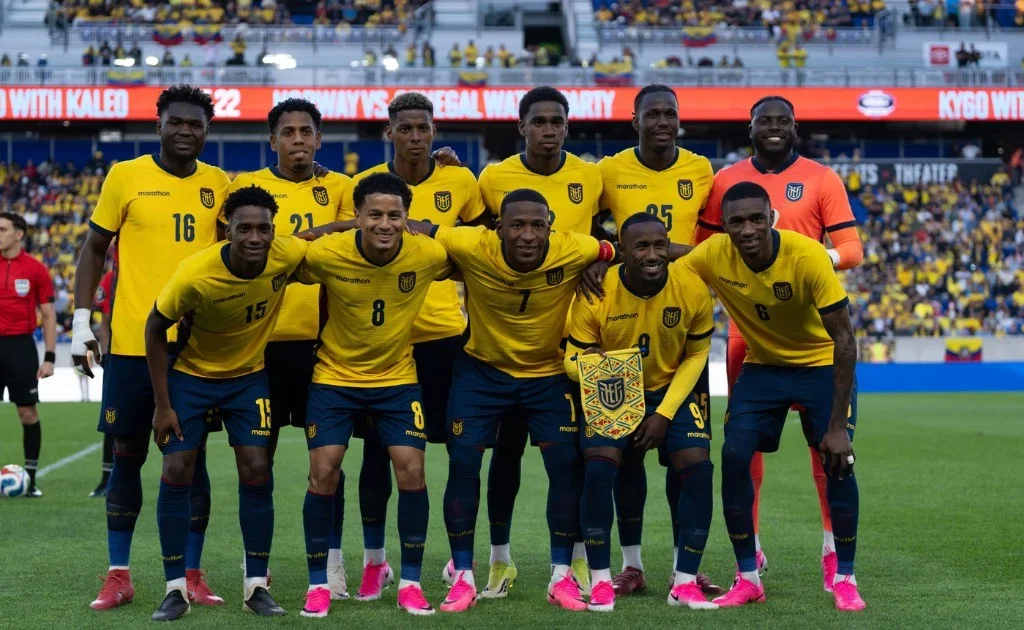 Skuad Timnas Ekuador yang akan bermain di Piala Dunia 2026. (x/@LaTri)