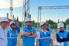 PLN UIP KLT Tinjau Progres Proyek Gardu Induk dan SUTT 150 kV Bontang Lestari