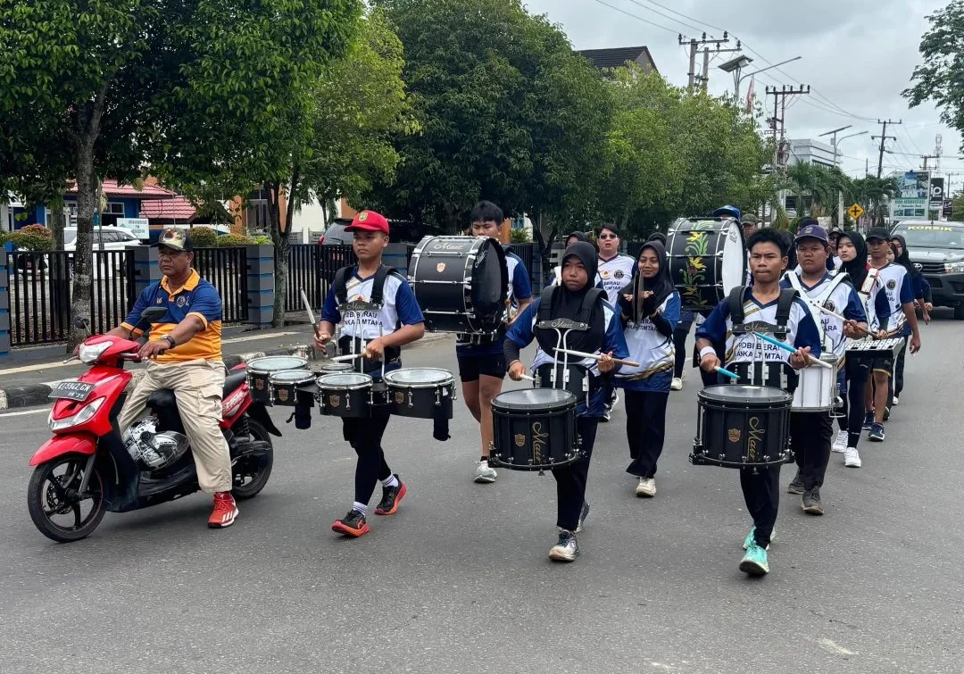 Anggaran Porprov Kaltim Belum Jelas, Atlet Drum Band Berau Latihan Tanpa Kepastian