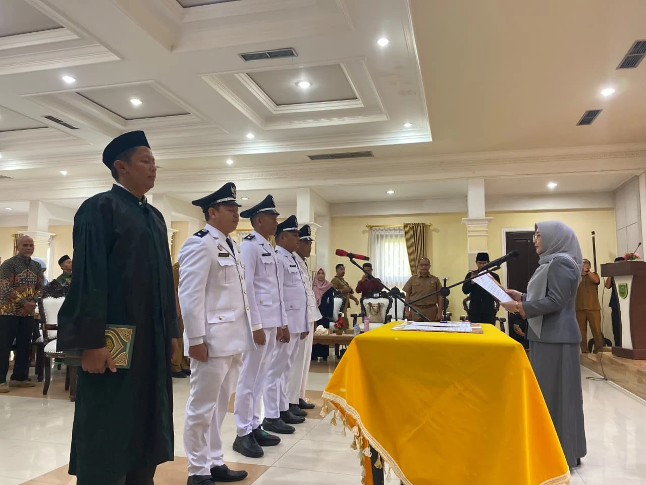 Lantik 4 Kakam Hasil PAW, Sri Juniarsih Minta Langsung Eksekusi Program dan Hindari Persoalan Hukum