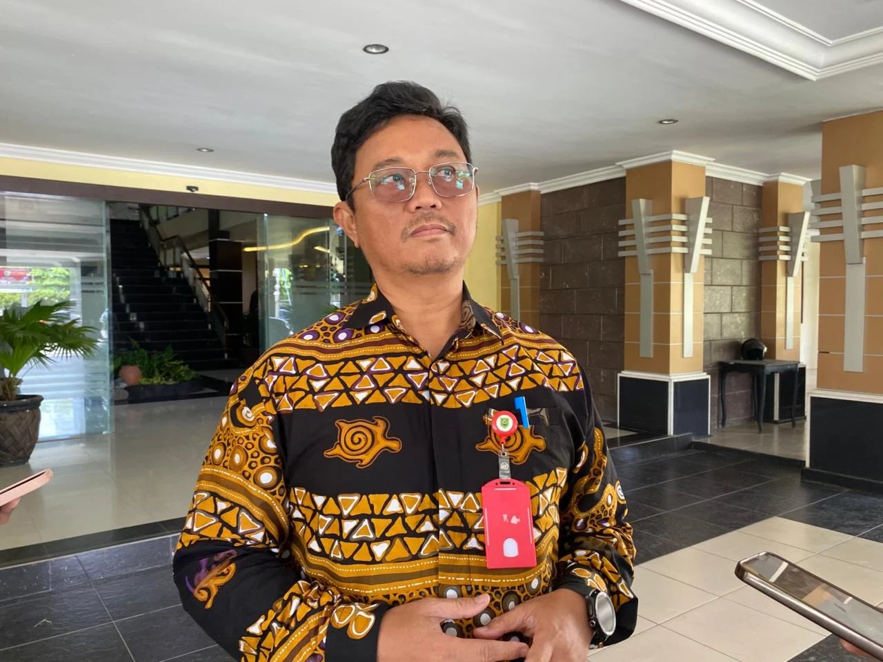 Kepala Dishub Berau, Rusna Hefni.
