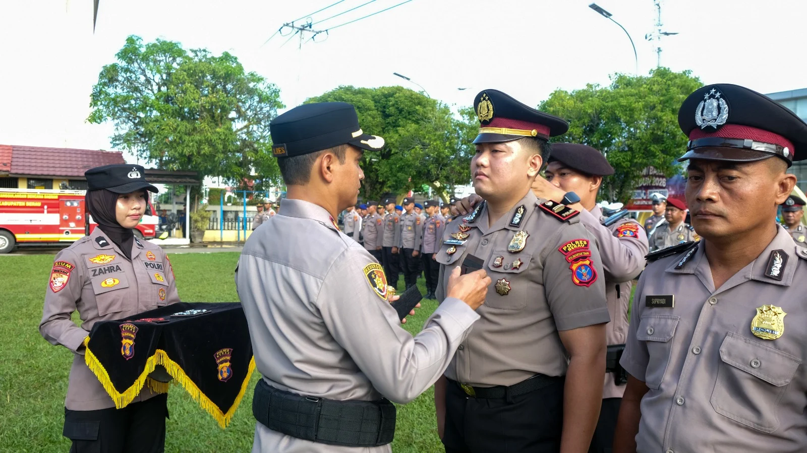 45 Personel Polres Berau Naik Pangkat, Kapolres: Tanggung Jawab Semakin Besar