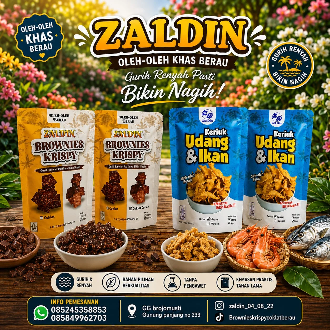Pelatihan Digital Marketing Jadi Bekal ZalDin Brownies Krispy Targetkan Pasar Lebih Luas