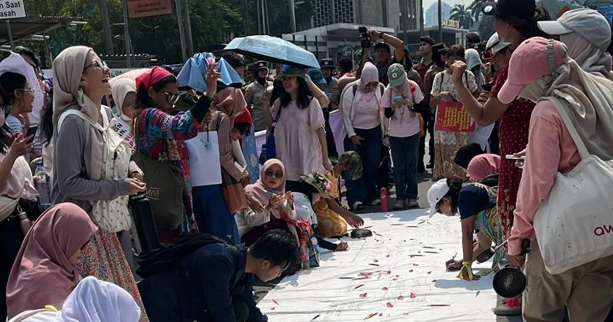 Aksi Desak MBG Dihentikan Meluas, Terbaru Aliansi Perempuan Indonesia Sampaikan Tuntutan