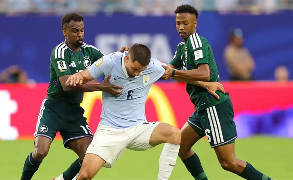 Laga Arab Saudi vs Uruguay (fifa.com)