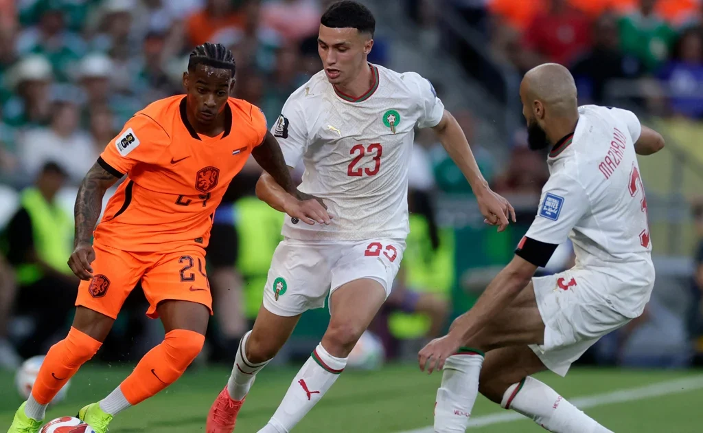 Laga babak 32 besar Piala Dunia Belanda vs Maroko (fifa.com)