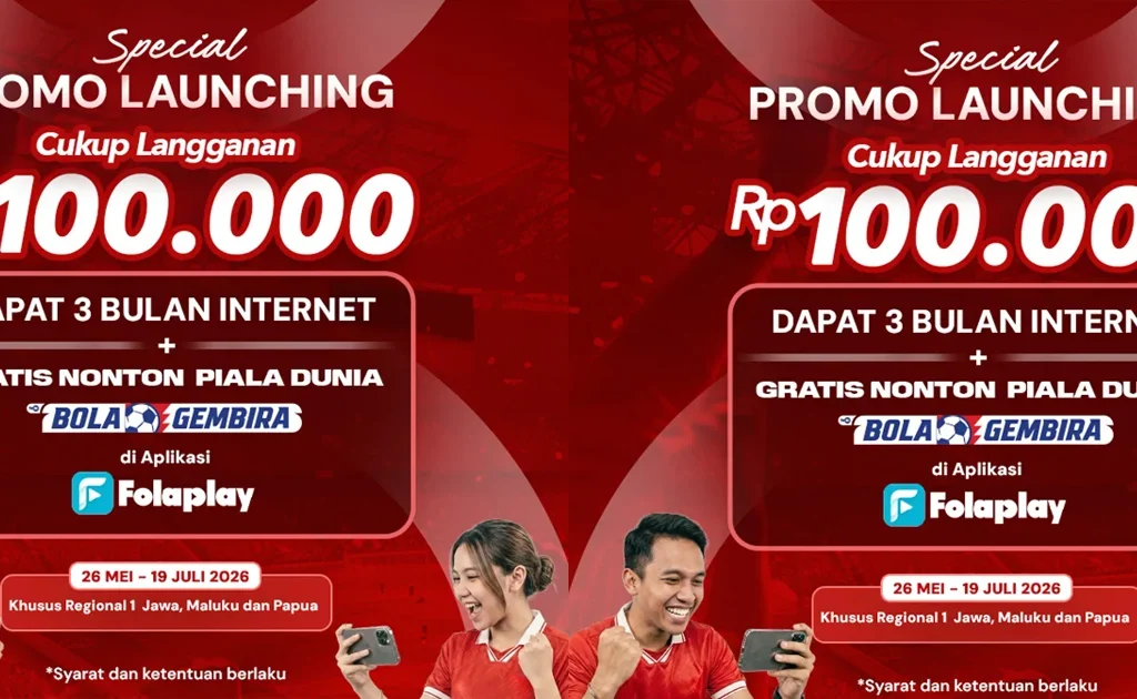 Aplikasi Folaplay akan menyiarkan pertandingan Piala Dunia 2026 (internetrakyat.id)