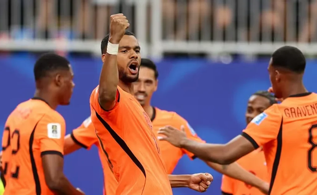 Selebrasi Cody Gakpo di Timnas Belanda (fifa.com)