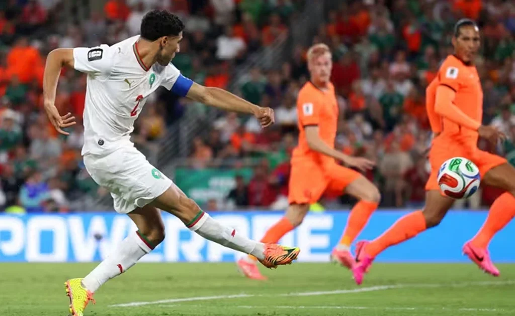 Laga babak 32 besar Piala Dunia Belanda vs Maroko (fifa.com)