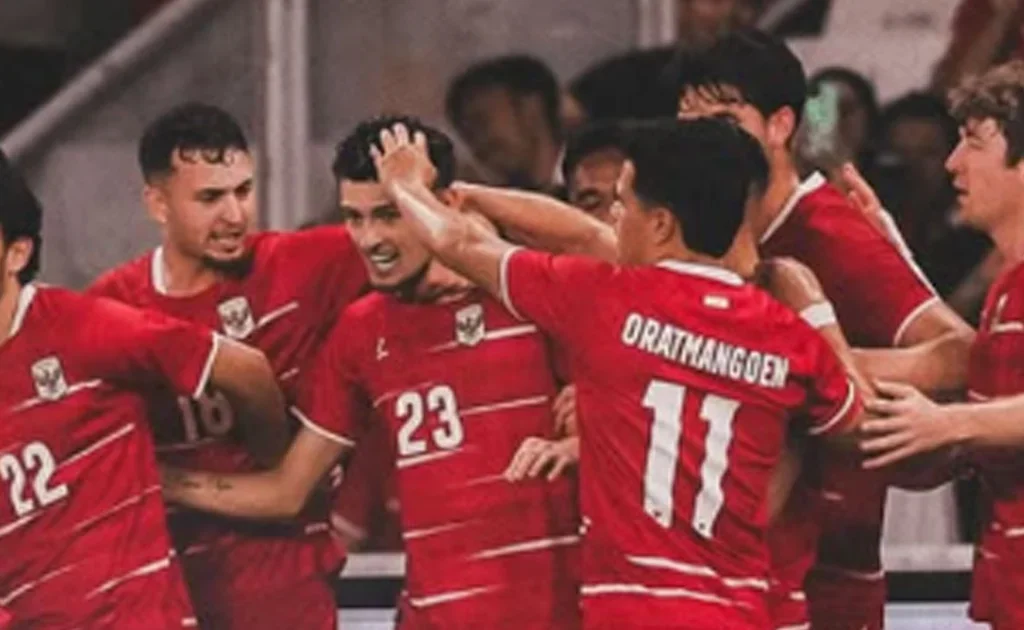 Selebrasi gol Timnas Indonesia ke gawang Oman (Instagram/@timnasindonesia)