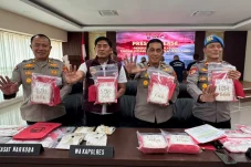 Polres Berau: Empat Tersangka Pengedar Sabu 8,06 Kilo Terancam Penjara Seumur Hidup