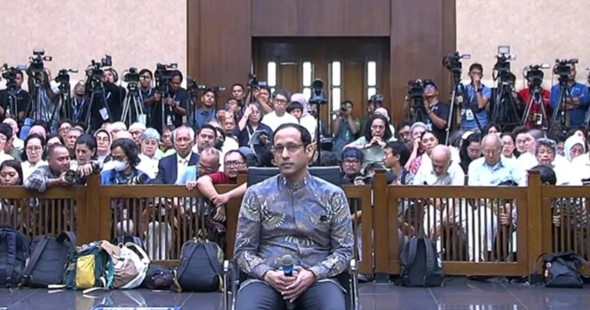 Terbukti Bersalah di Kasus Korupsi Chromebook, Nadiem Makarim Divonis 10 Tahun Penjara