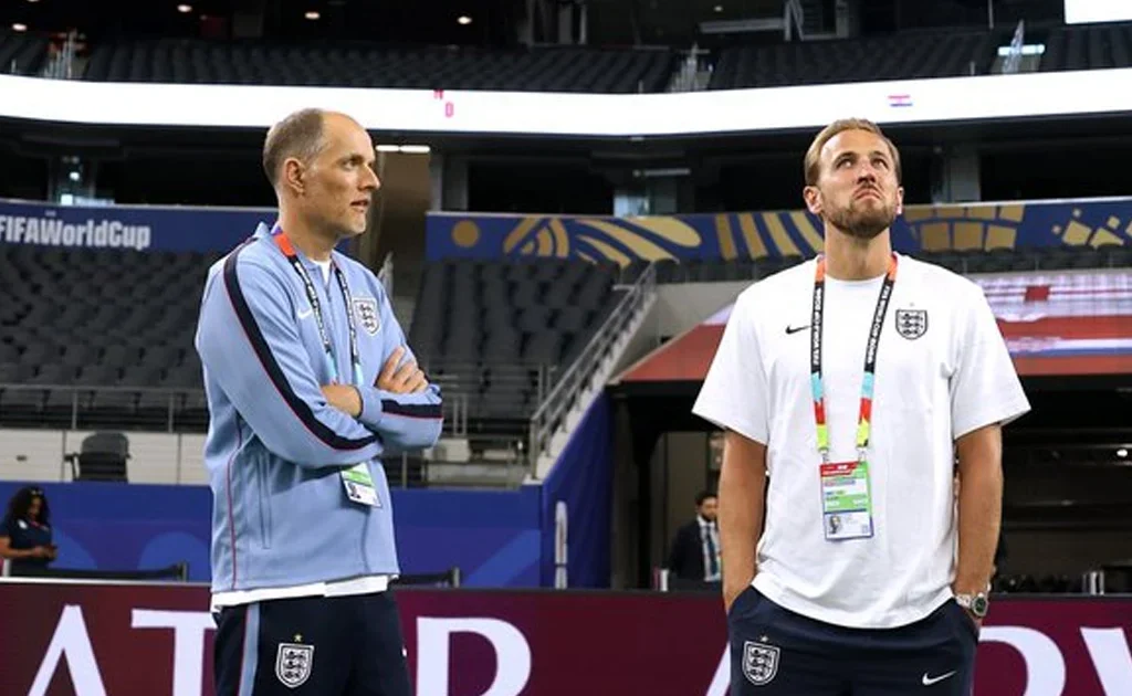 Thomas Tuchel dan Harry Kane (X/@england)