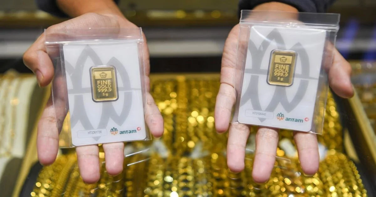 Harga Emas LM Antam Berau Turun Rp10.000 Per Gram, Intip Harga di Galeri 24 Tanjung Redeb