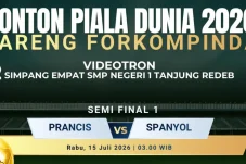 Warga Berau! Nonbar Gratis Prancis vs Spanyol Piala Dunia di Simpang KFC Tanjung Redeb