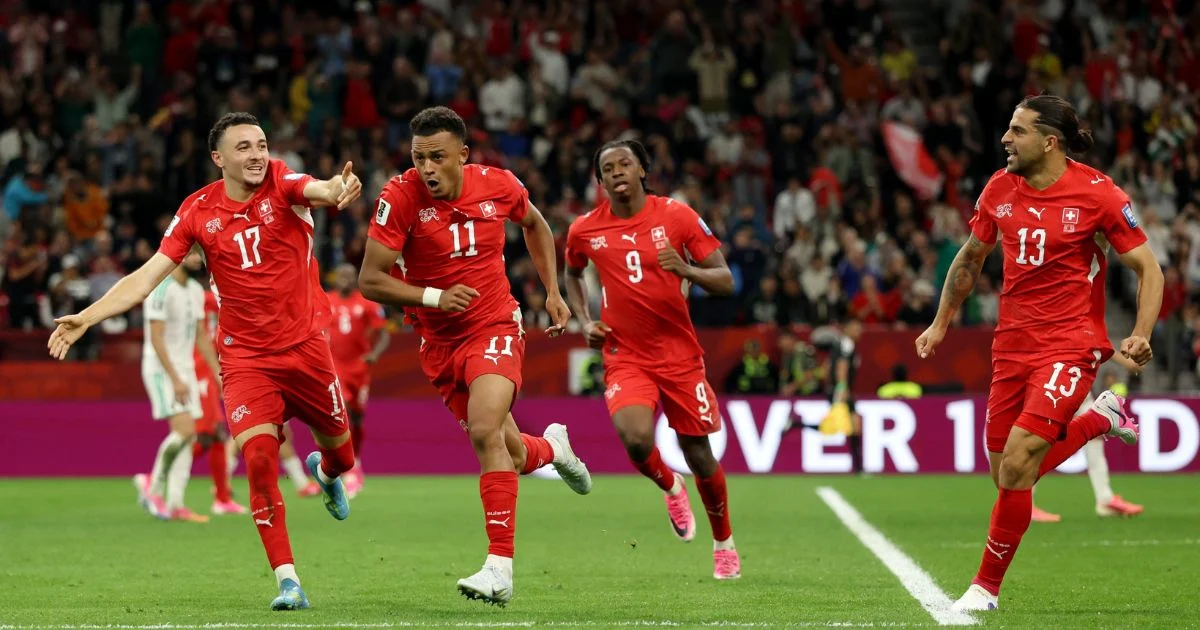 Hasil Piala Dunia 2026: Swiss Bungkam Aljazair 2-0, Embolo dan Ndoye Menggila!