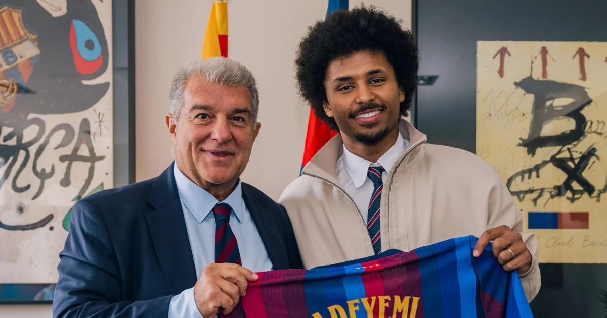 Resmi! Adeyemi Jadi Penyerang Baru Barcelona