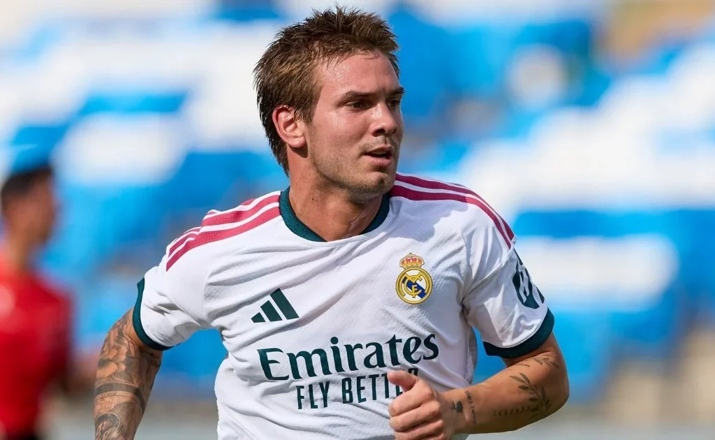 Striker Real Madrid, Franco Mastantuono. (X/@TouchlineX)