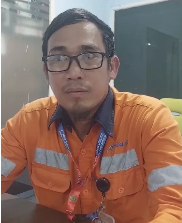 SHE Supervisor PT PSG, Saparni.