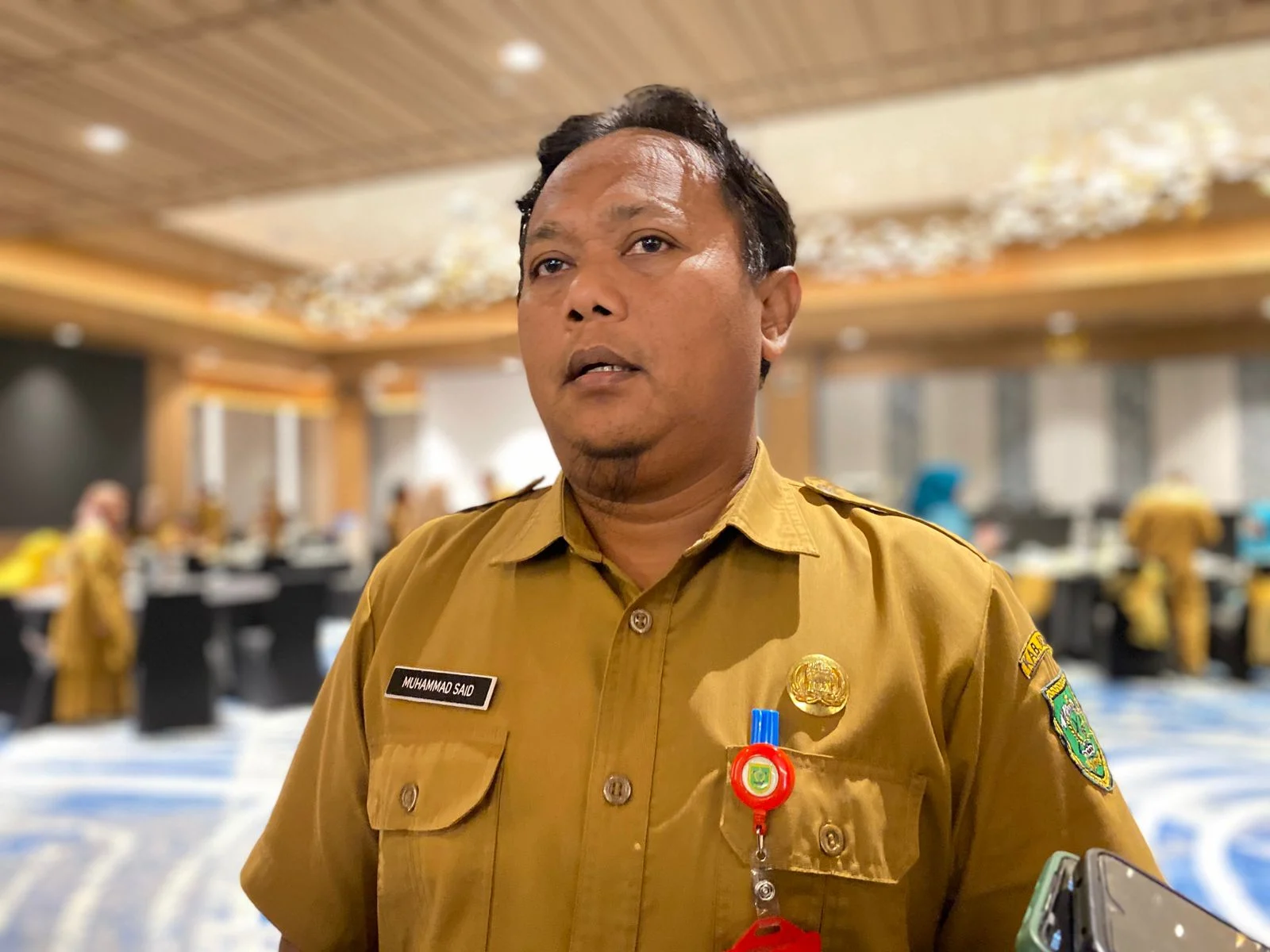 Sekretaris Kabupaten Berau, Muhammad Said. (Diva/BT)