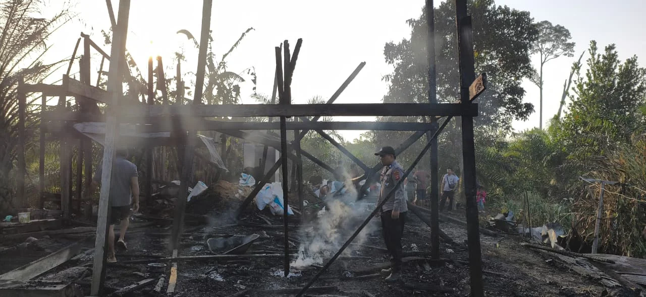 Pulang dari Pesta Keluarga, Warga Talisayan Syok Rumahnya Sudah Dilahap Api