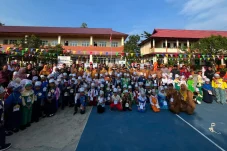 Bahagianya Murid di Tanjung Redeb Berau Saat Pelaksanaan MPLS