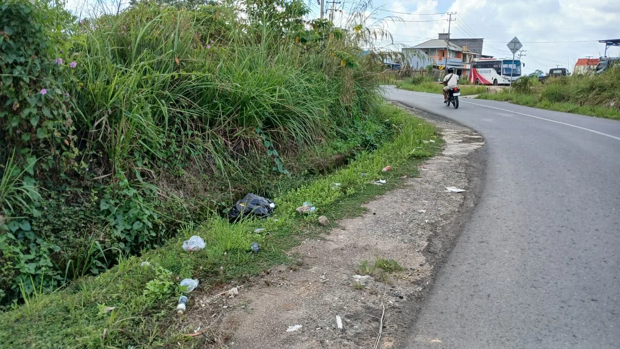 Sampah Menumpuk di Jalan Gunung Panjang, DLHK Berau Minta Peran Aktif Masyarakat dan Pemerintah Setempat
