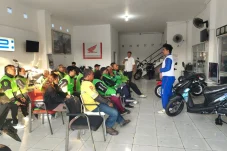 Astra Motor Kaltim 1 Ajak Komunitas Gojek Warmob Balikpapan Tingkatkan Keselamatan Berkendara Lewat Edukasi Safety Riding