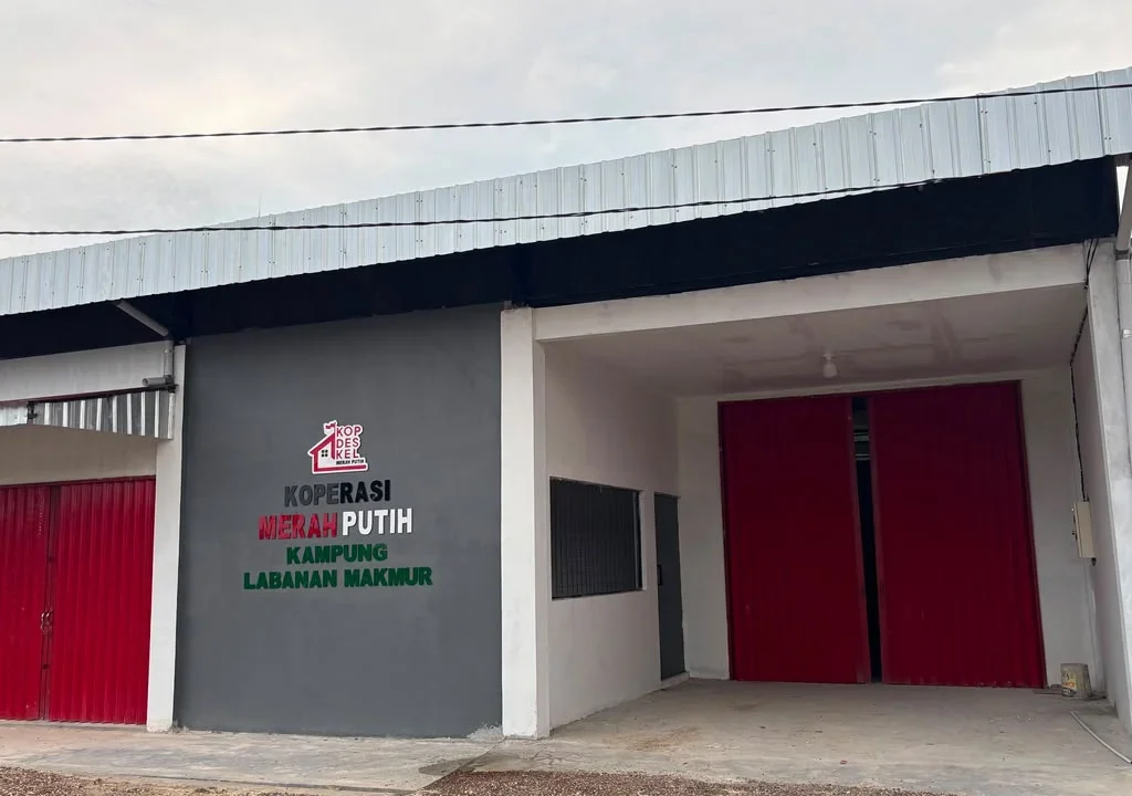 (Ilustrasi) Koperasi Desa Merah Putih di Kampung Labanan Makmur, Kecamatan Teluk Bayur. (Diva/BT)