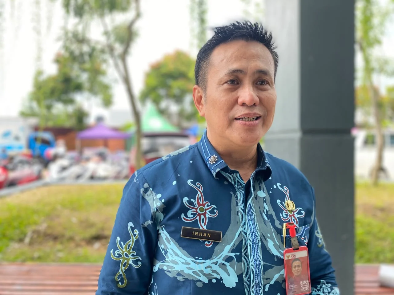 Kepala Dinas Kelautan dan Perikanan (DKP) Kaltim, Irhan Hukmaidy. (Diva/BT)