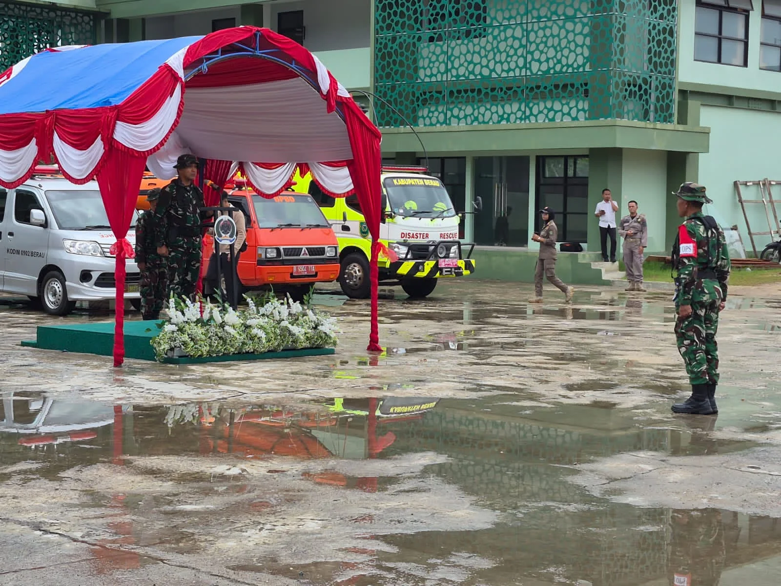 Siagakan Personel Hadapi Bencana, Kodim 0902/Berau Tekankan Sinergi Lintas Instansi