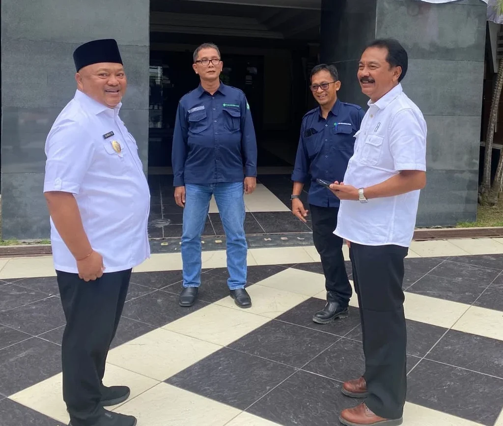 Manajemen PT TRH saat bertemu Wakil Bupati Berau Gamalis, Rabu (29/7/2026). (IST)