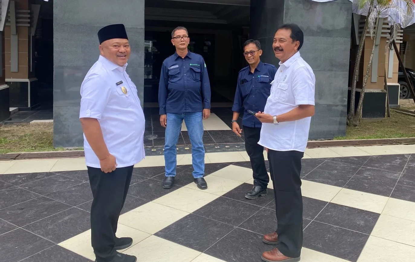 Manajemen PT TRH saat bertemu Wakil Bupati Berau Gamalis, Rabu (29/7/2026). (IST)