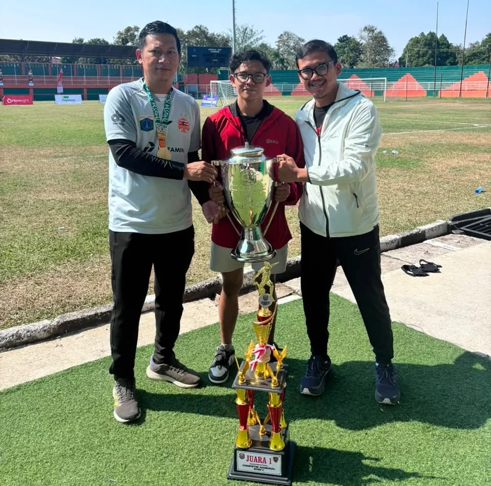Fauzan Azhim saat mendampingi Persaj Jakarta usai juara Piala Menpora beberapa waktu lalu.