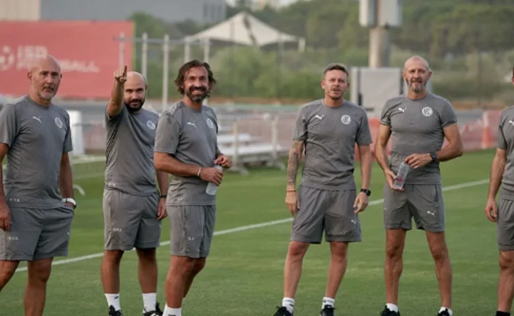 Andrea Pirlo saat menjadi pelatih United FC (Instagram/@andreapirlo21)