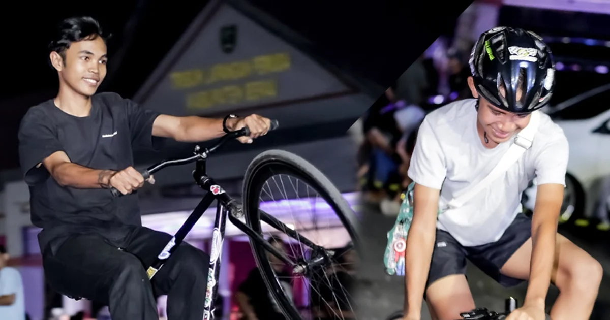 Kegiatan Berau bike party and meet up yang digelar Abissia Bike, Jumat malam (18/7/2026). (Ist)