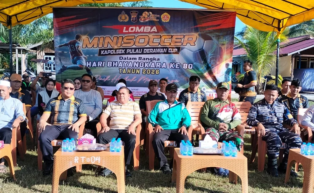 Polsek Pulau Derawan Gelar Turnamen Mini Soccer U-13 dalam rangka peringatan Hari Bhayangkara (Ist)