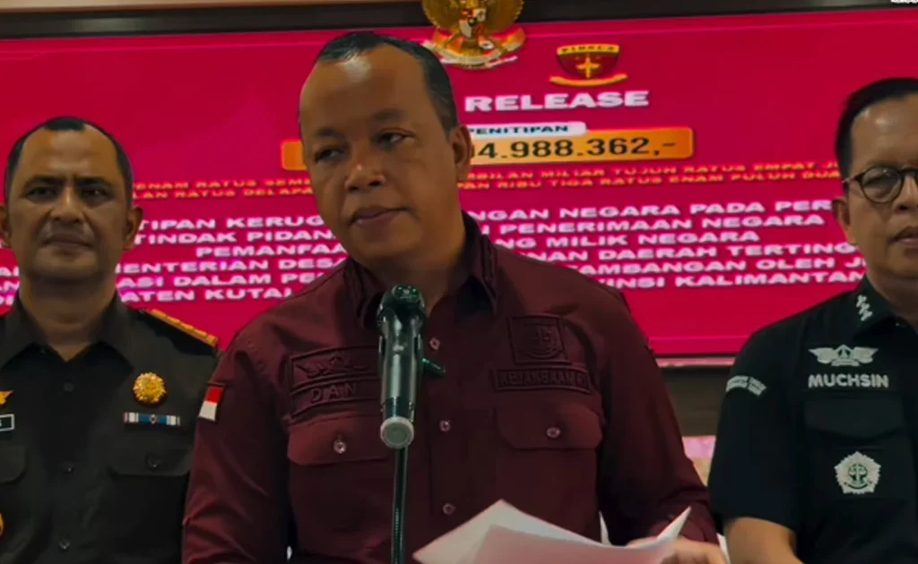 Konpers Kejati terkait kasus korupsi PT JMB di Kukar (Instagram/@kejati_kalimantan_timur)