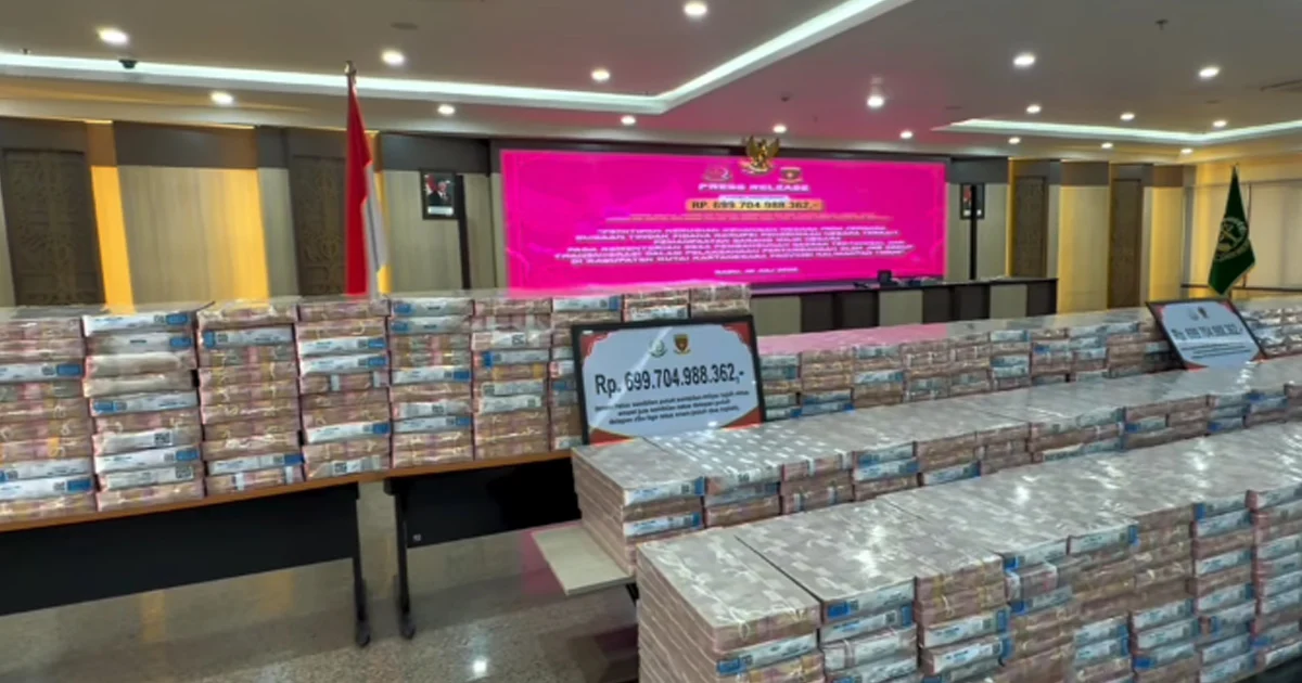 Kejati Kaltim Pamer Uang Sitaan Rp 699 Miliar Kasus Korupsi PT JMB Group
