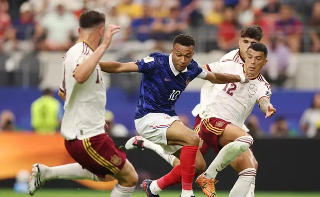 Kylian Mbappe di laga semifinal Piala Dunia Perancis vs Spanyol (fifa.com)