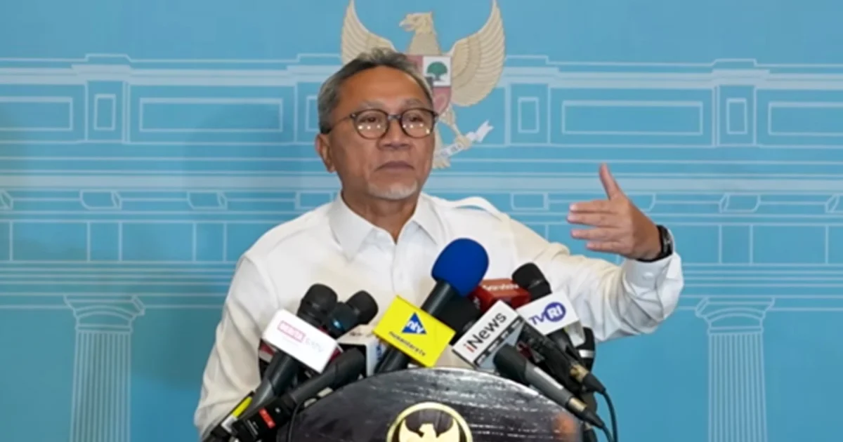 Menko Pangan Zulhas (YouTube/Sekretariat Presiden)