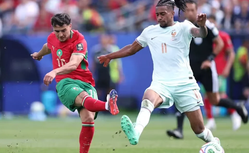 Laga perempat final Piala Dunia Perancis vs Maroko (fifa.com)