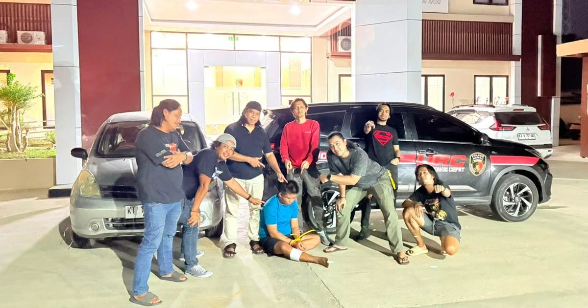 Mobil Curian Diparkir di Pinggir Jalan, Satreskrim Polres Berau Tangkap Pelaku Pencurian