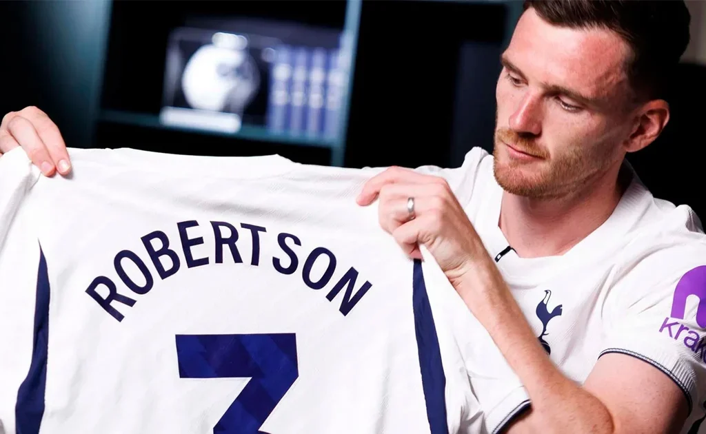 Pemain Tottenham Hotspur Andy Robertson (tottenhamhotspur.com)