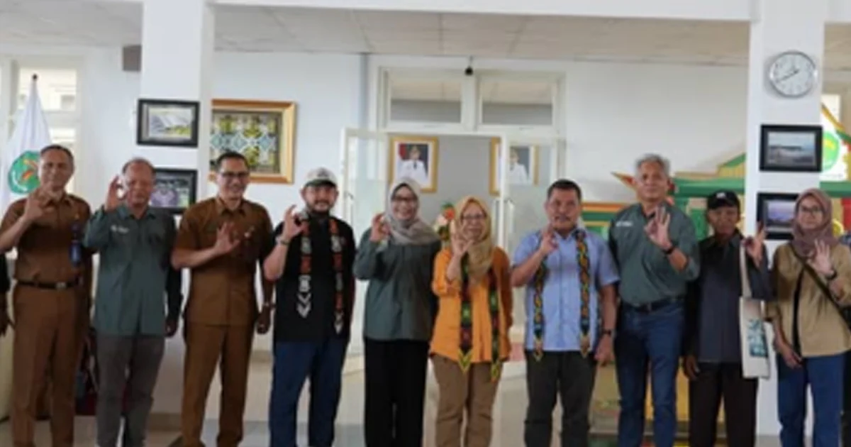 Tim verifikator geopark nasional tiba di Kaltim (Instagram/@pemprov_kaltim)