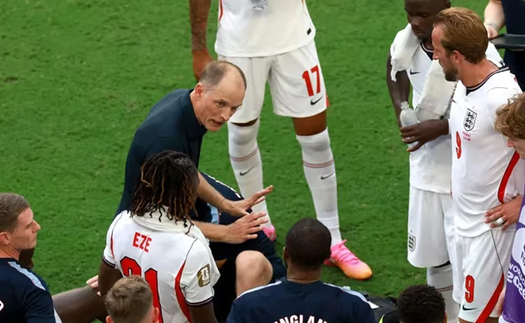 Pelatih Thomas Tuchel di laga Norwegia vs Inggris (fifa.com)
