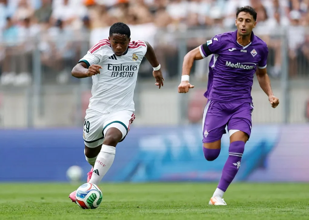 Penampilan Endric untuk Real Madrid saat melawan Fiorentina. (realmadrid.com)