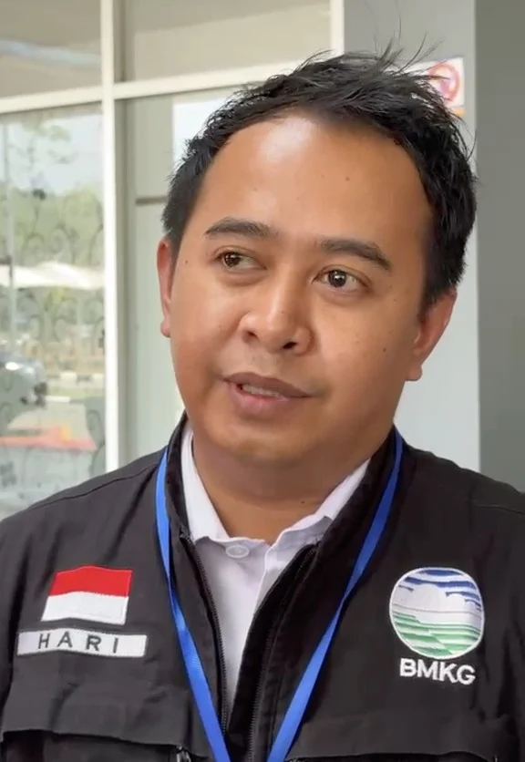 PMG Muda Kedeputian Modifikasi Cuaca BMKG, Hari Saputro.