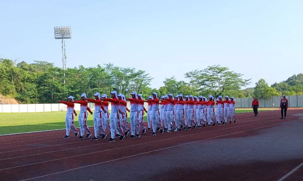 Persiapan Upacara HUT ke-81 RI, 35 Putra-Putri Terbaik Berau Masuki Pusdiklat Paskibraka